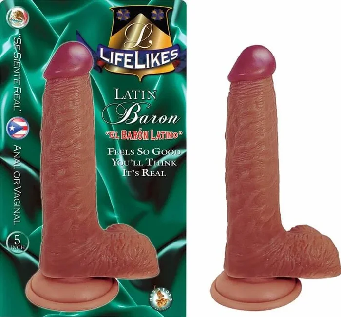 Lifelikes Latin Dong Baron 5 Inches – Realistic Suction Cup Dildo