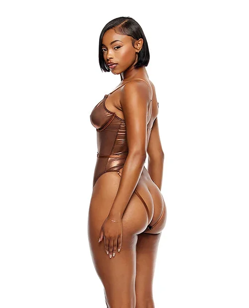 Liquid Metal Metallic Mesh Teddy – Metallic Copper MD