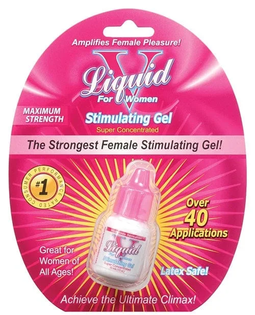 Liquid V Female Stimulant – 10 mL Bottle In Clamshell