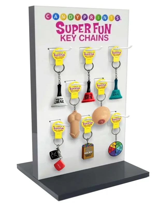 Little Genie Super Fun Display Spinner – The Ultimate Adult Game & Keychain Retail Display