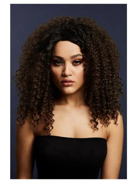 Lizzo Big Curls Wig – Dark Brown