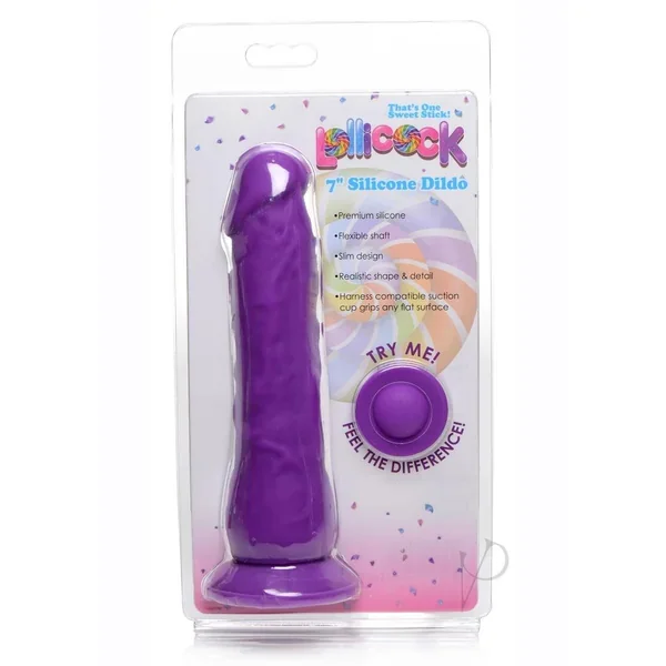 Lollicock Silicone Dildo 7 Grape