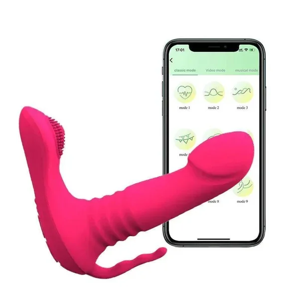 Long Distance Thrusting Panty Vibrator