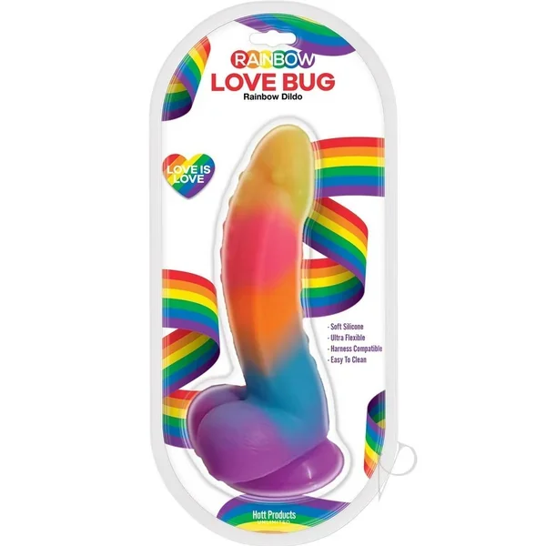Love Bug Dildo Rainbow