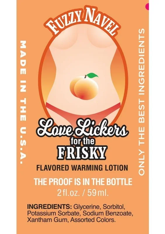 Love Lickers Peach Flavored Warming Massage Oil 2oz – Fuzzy Navel