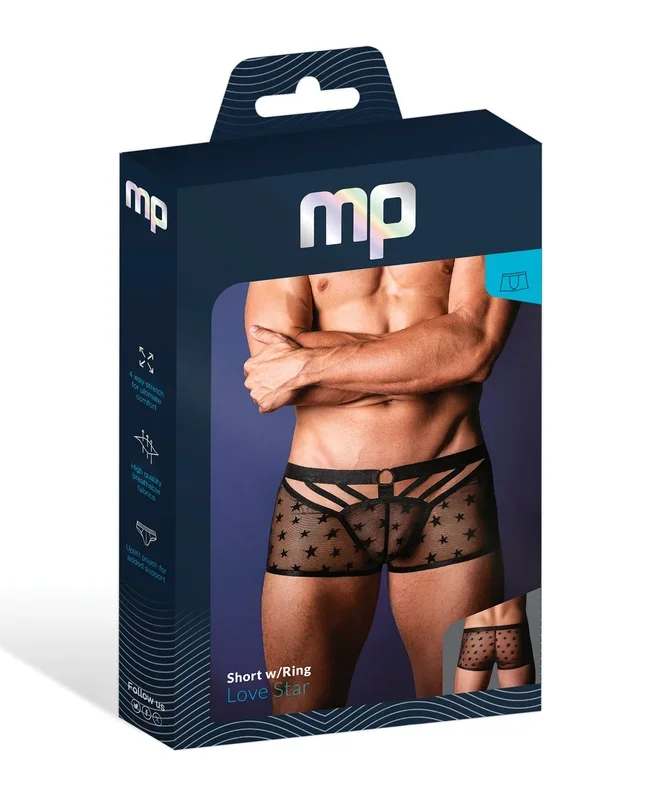 Love Star Short w/Ring – Black SM