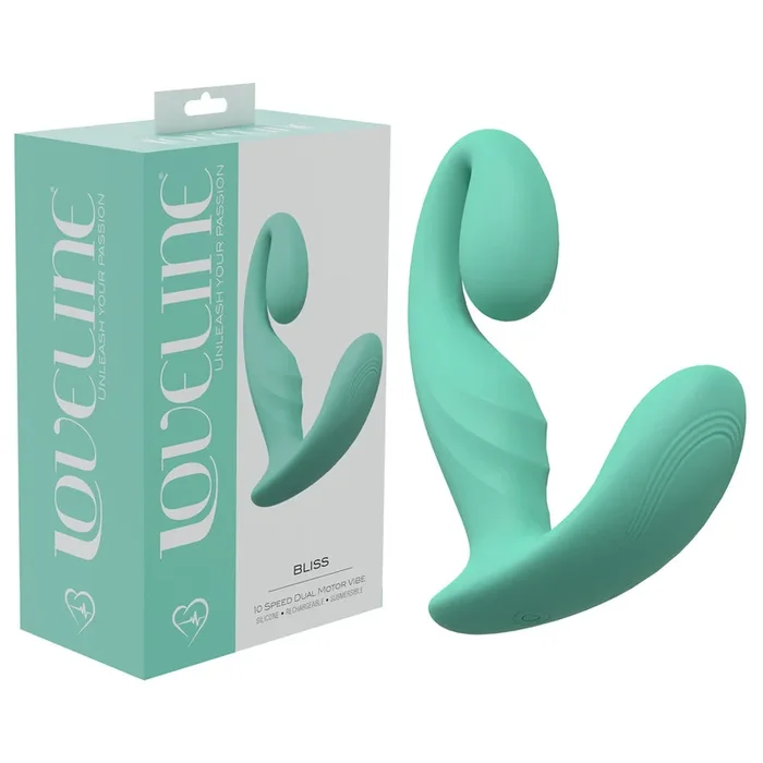 LOVELINE Bliss – Green – Green 11.5 cm USB Rechargeable Vibrator