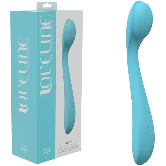 LOVELINE Juicy – Blue – Blue 21.5 cm USB Rechargeable Vibrator