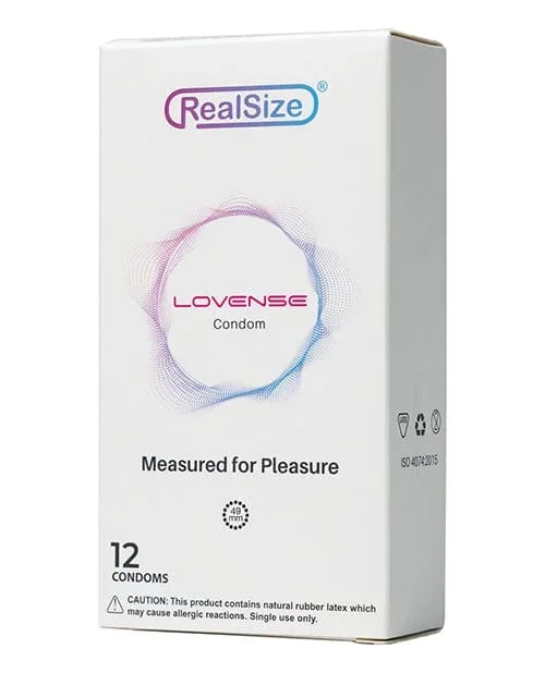 Lovense RealSize Condoms – Box Of 12