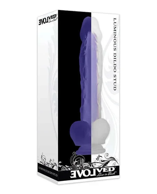 Luminous Dildo Stud – Glowing Dual-Layer Silicone with Suction Cup
