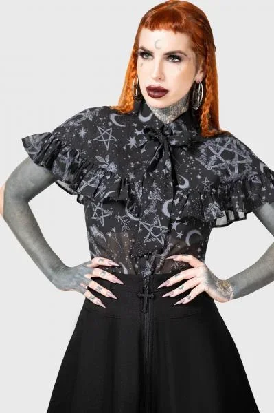 Lunar Soul Blouse – Black –