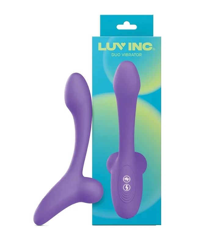 Luv Inc. Poseable Duo Vibrator – Purple