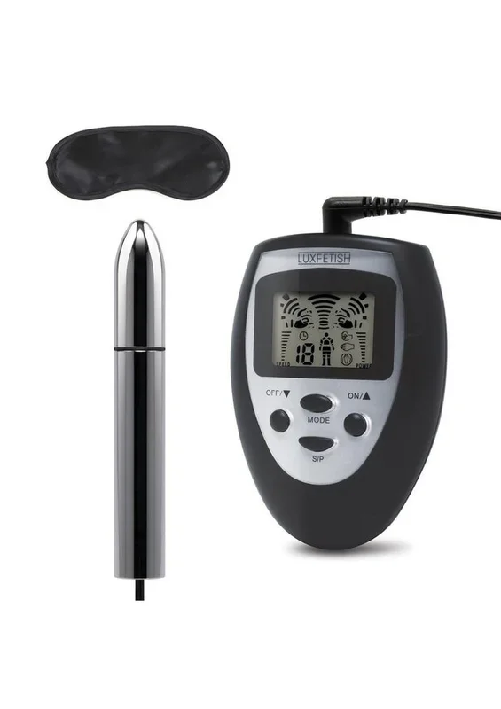 Lux Fetish Electro Sex Shock Wand with Remote