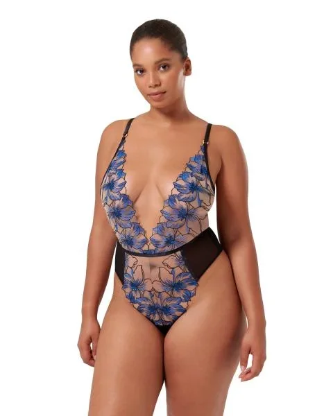 Lyandra Soft Body – Egyptian Blue/Black/Sheer –