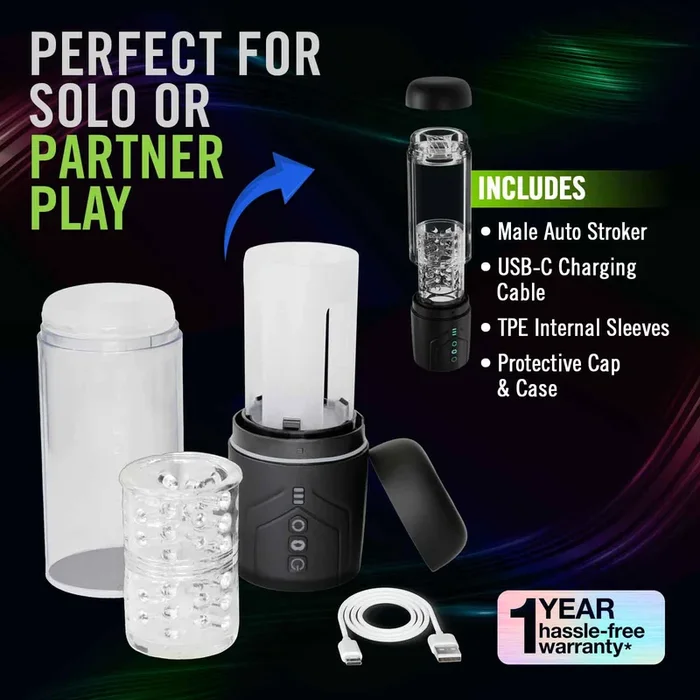 M for Men – Whirlwind Pro Masturbator – Black