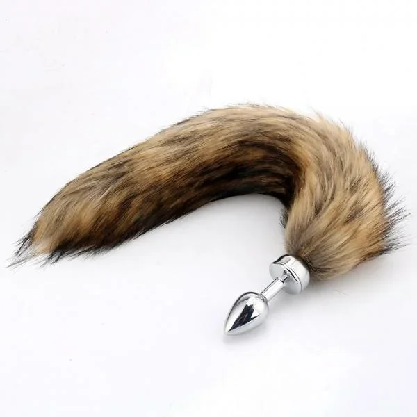 Magnetic Plug Fox Tail – Gold