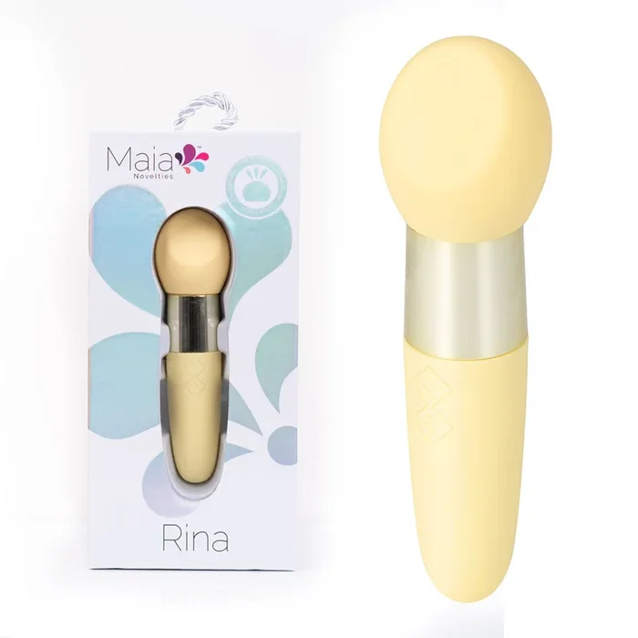 Maia RINA – Yellow – Yellow 13.3 cm USB Rechargeable Vibrator