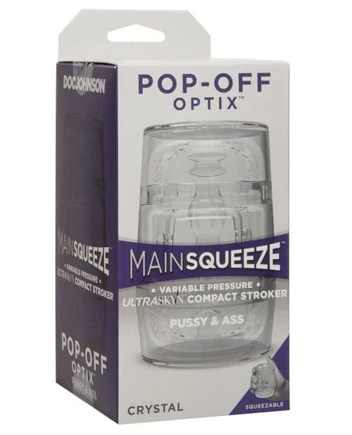 Main Squeeze Pop Off Optix – Crystal Pussy & Ass
