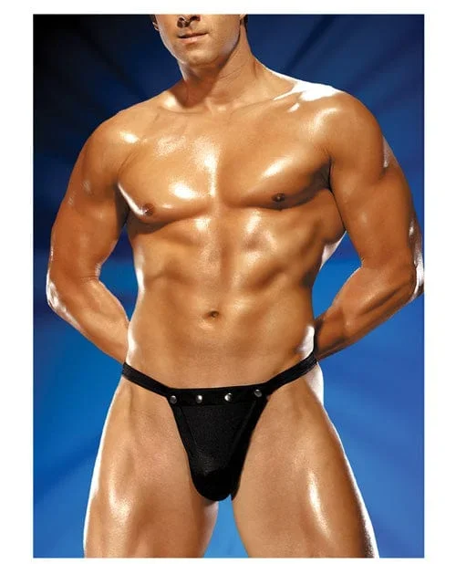 Male Power Rip Off Thong with studs