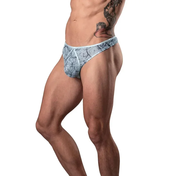 Marble Mesh Mini Thong from Male Power L/XL