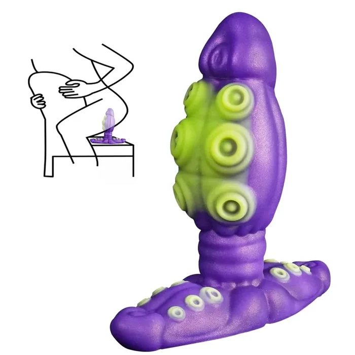 Marcus – 6 Inch Fantasy Tentacle Anal Plug – Silicone Monster Toy