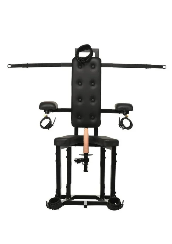 Master Series Bondage Chair with Sex Machine