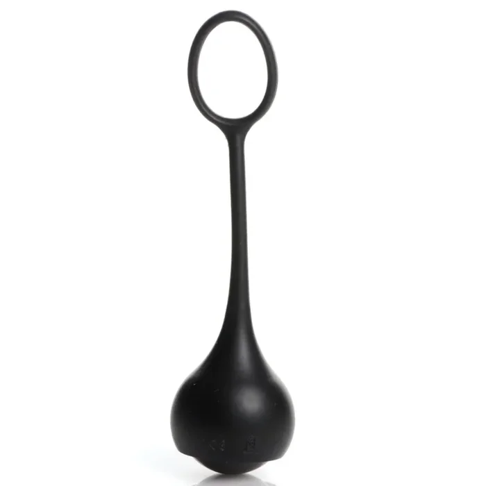 Master Series Cock Dangler Silicone Penis Strap With Weights Black