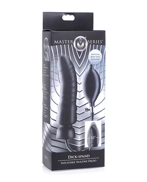 Master Series Dick-Spand Inflatable Silicone Dildo
