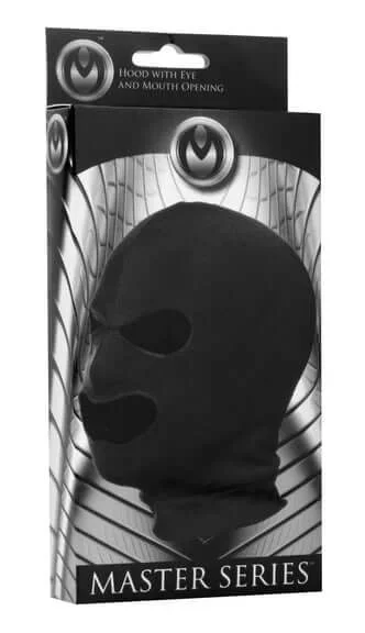 Master Series Facade Hood with Eye and Mouth Holes: Unleash Your Dark Fantasies with Comfort and Versatility