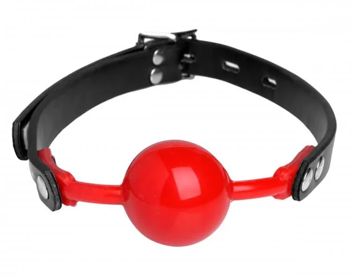 Master Series The Hush Gag Silicone Comfort Ball Gag O/S – Adjustable, Lockable