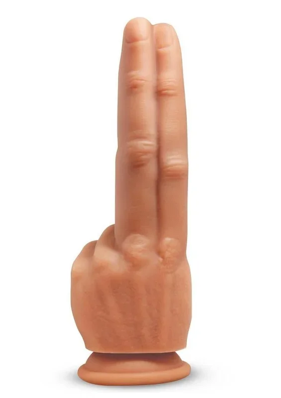 Master Series The Pleaser Double Finger Silicone Dildo