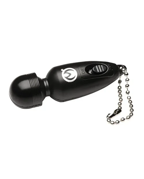 Master Series Thunderstick Mini Vibrating Wand Keychain – Black