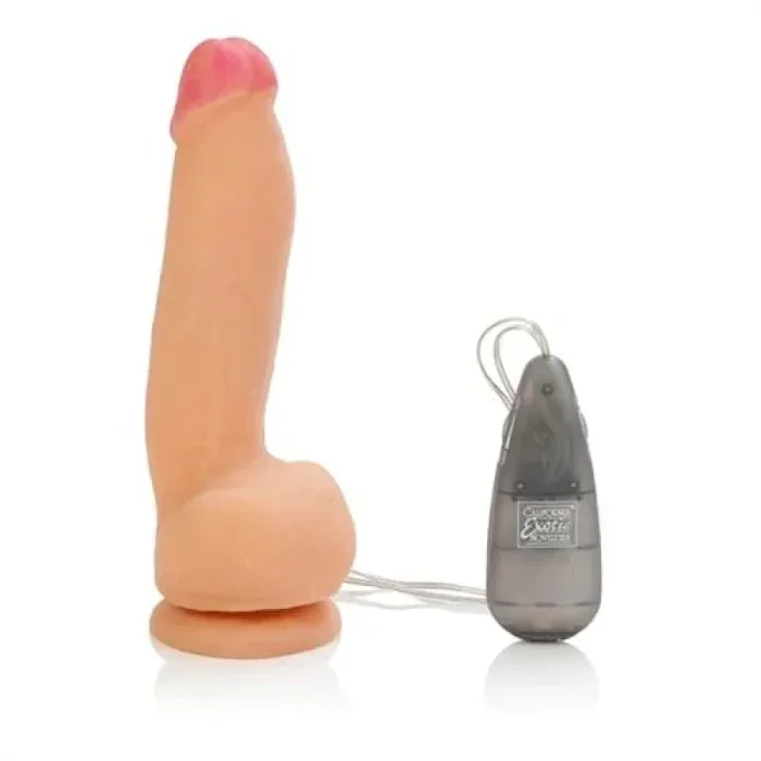 Max Vibrating Cock and Balls – Natural