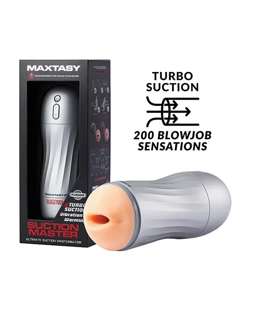 Maxtasy Suction Master Realistic Stroker – Nude