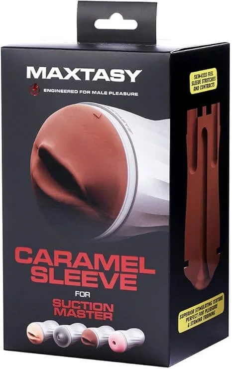 Maxtasy Suction Sleeve Realistic Caramel Replacement