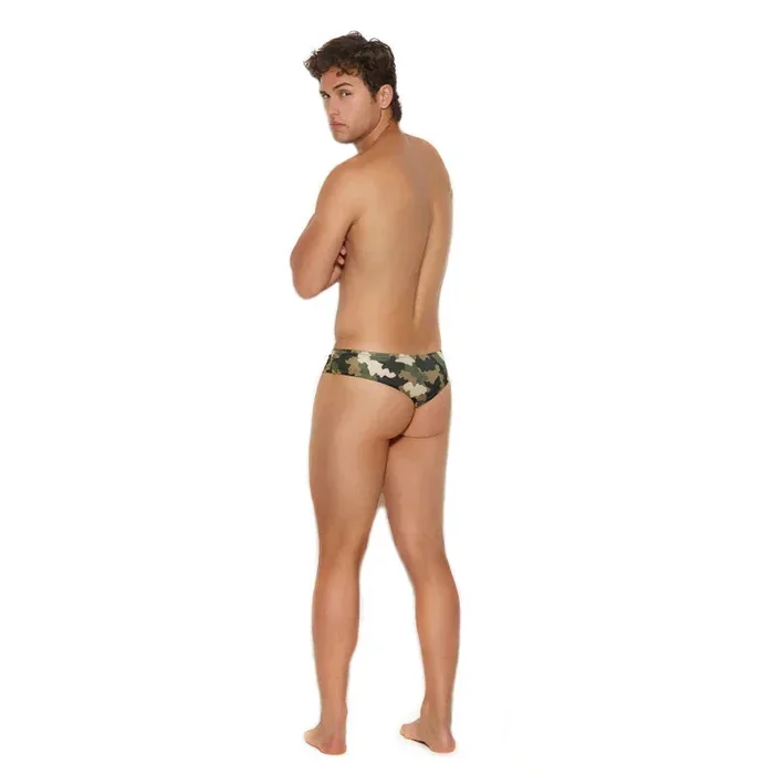 Men’s Thong Back Brief – Large/xlarge – Camouflage