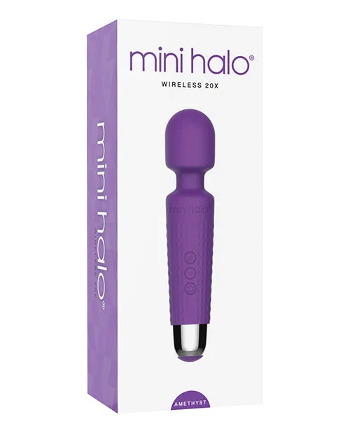 Mini Halo Wireless 20x Wand Amethyst Massage Wand By Voodoo Toys
