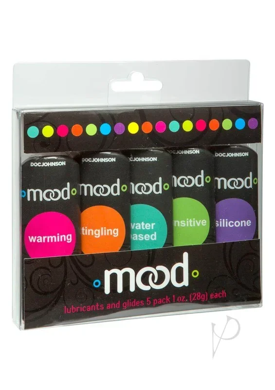 Mood Silicone 1oz 5 Pack | Premium Lubricants for Every Mood