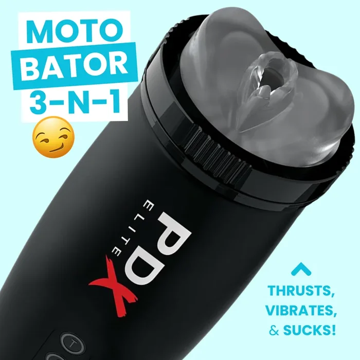 Moto Bator 3-in-1 Masturbator – Thrusting, Vibrating, & Sucking Action!