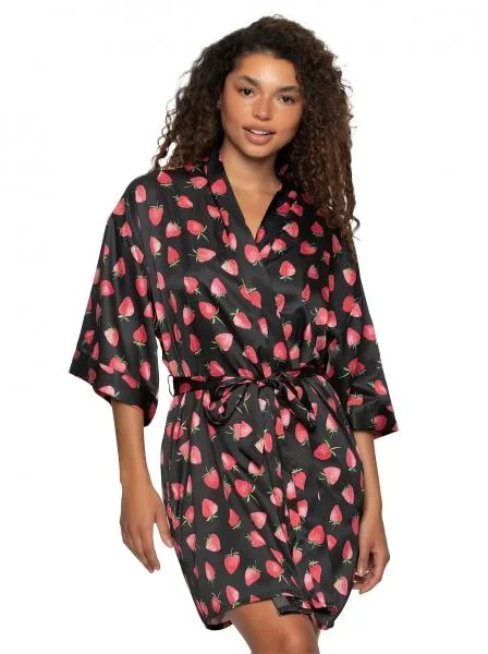 Muse Satin Kimono – Strawberry Fields –