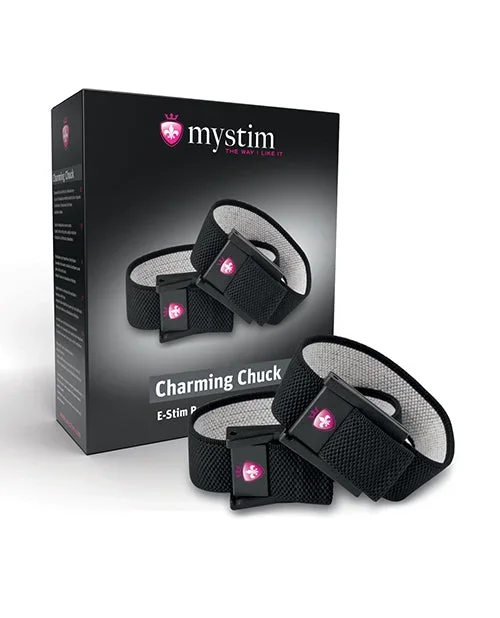 Mystim Charming Chuck Strap Set with 2mm Adaptor for E-Stim
