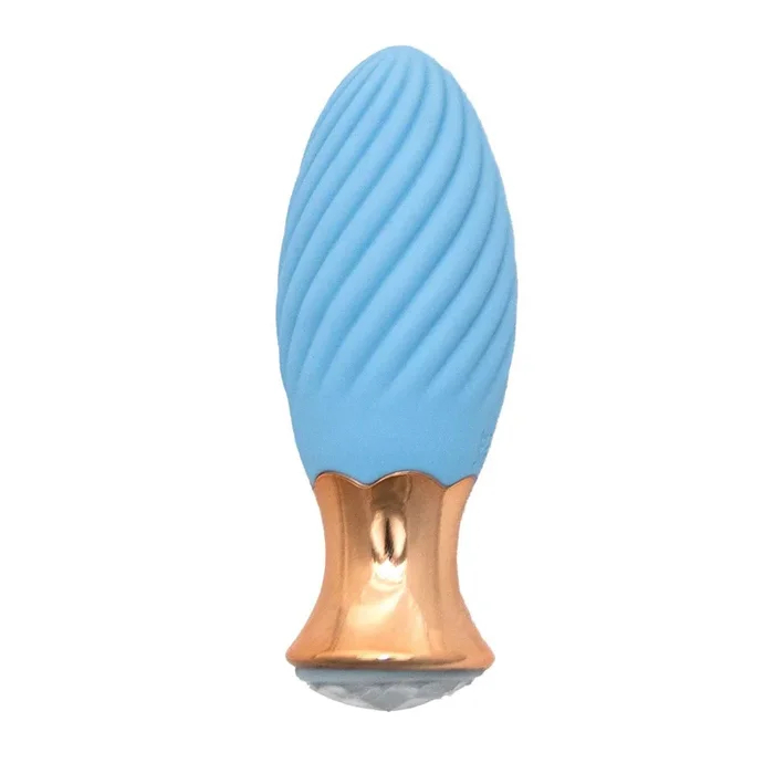Nasstoys Goddess Diamond Tulip Clitoral Massager in Blue