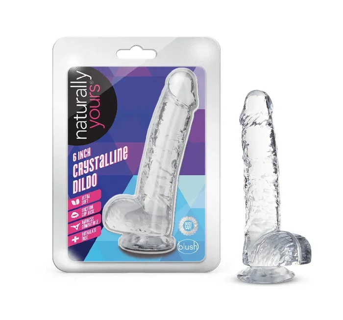 Naturally Yours – 6 Inch Crystalline Dildo – Diamond