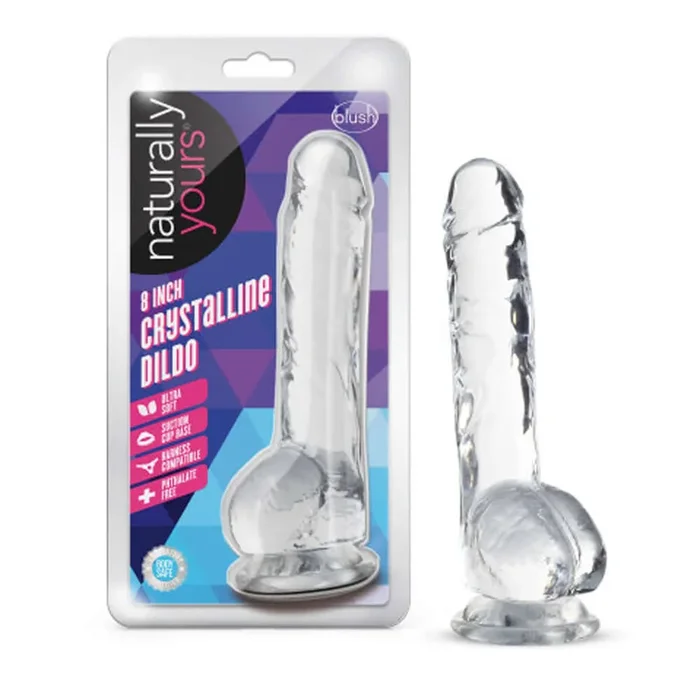 Naturally Yours – 8 Inch Crystalline Dildo – Diamond