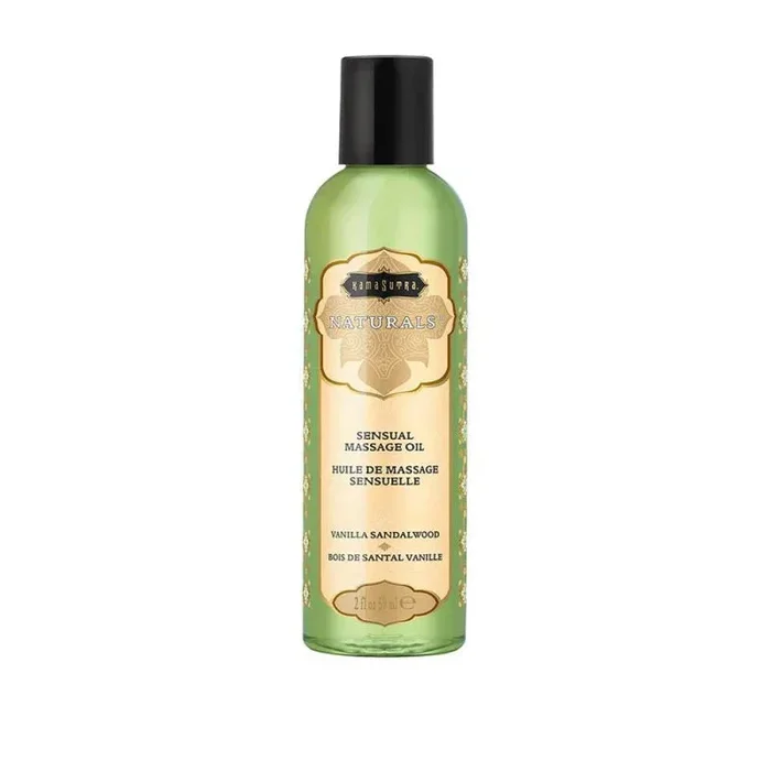 Naturals Massage Oil – Vanilla Sandalwood – 2 Fl Oz (59 ml)