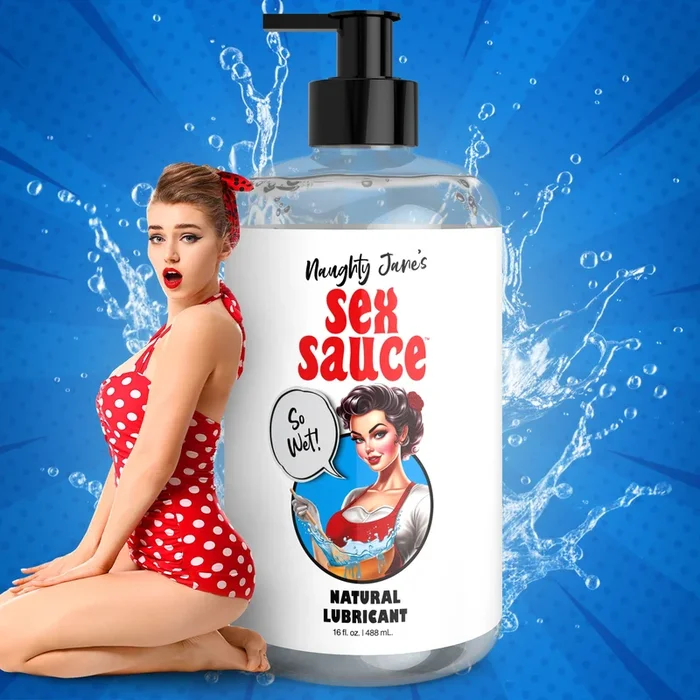 Naughty Jane’s Sex Sauce Natural Lubricant – 16oz