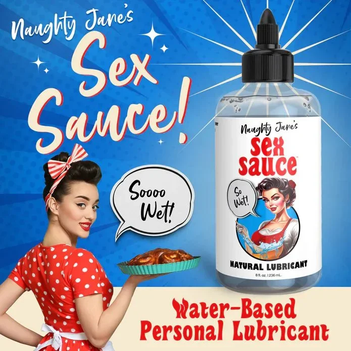 Naughty Jane’s Sex Sauce Natural Water Based Lubricant 8oz