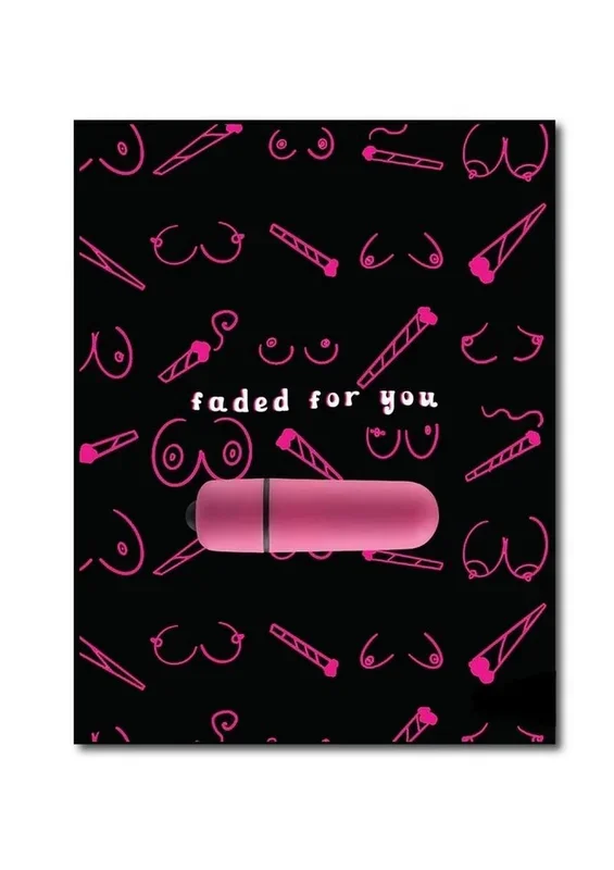 Naughty Vibes Faded for You Vibe Greeting Card