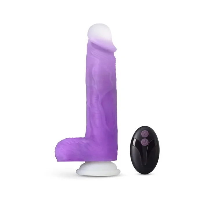 Neo Elite – Encore – 8 in Vibrating Dildo – Purple