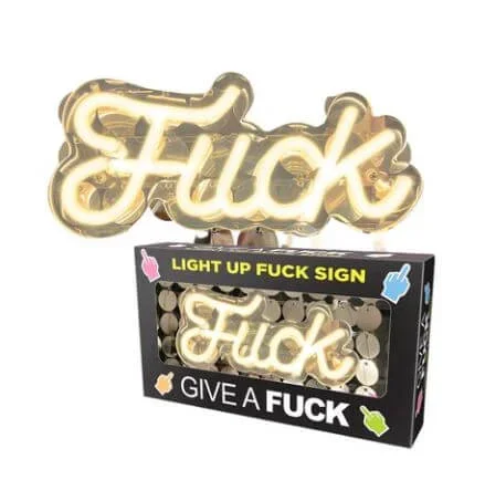 Neon Light Up Fuck Sign